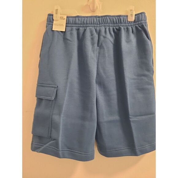 Nike Sportswear Fleece Cargo Shorts Blue Pockets Mens Size Small CZ9956-407 NWT - Picture 6 of 10